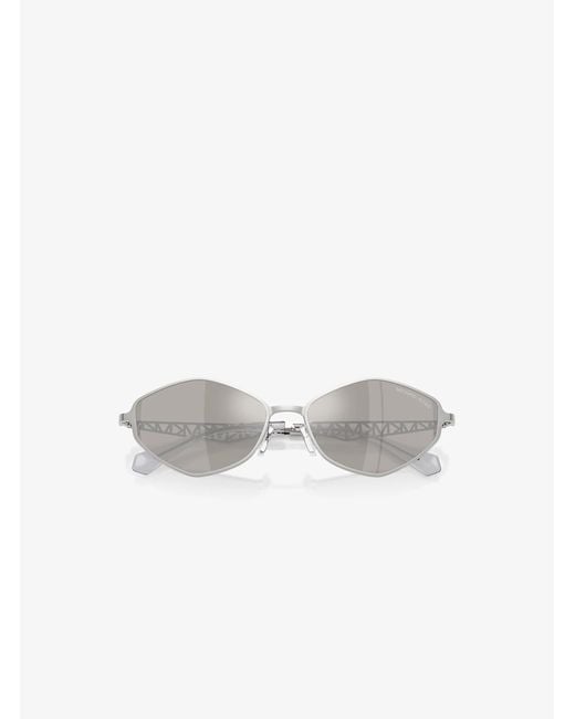 Michael Kors White Mk Coast Sunglasses