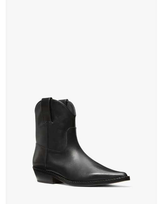 Michael Kors Black Mk Noemie Leather Boot