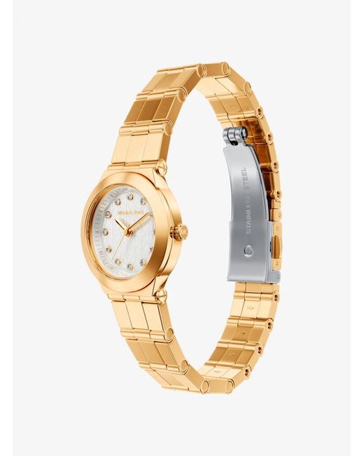 Michael Kors Metallic Petite Billie-Tone Watch