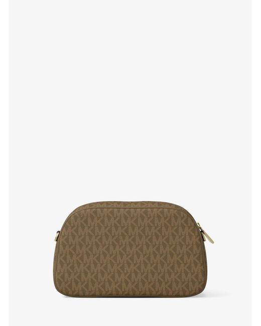 MICHAEL Michael Kors Green Mk Jet Set Small Signature Logo Camera Crossbody Bag