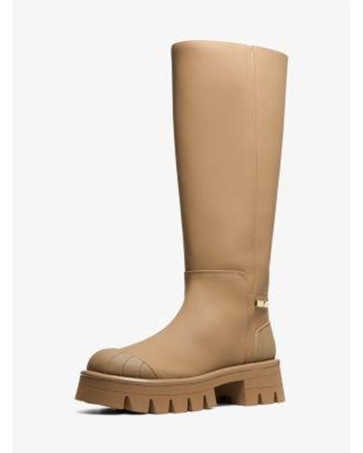 Michael Kors White Sydra Rubber Boot