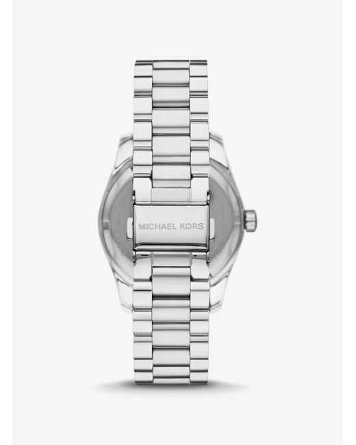 Michael kors mini lexington watch deals silver