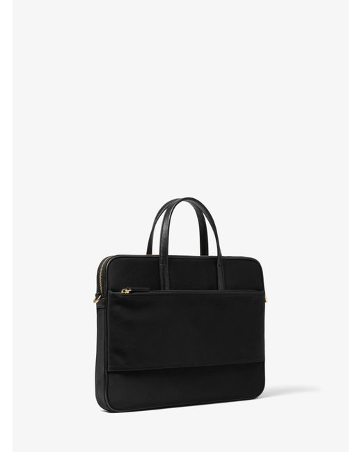 Michael Kors Mk Large Nylon 15 Inch Laptop Crossbody Case in