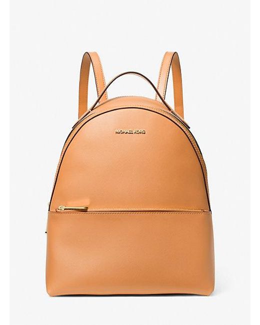Michael Kors Orange Sheila Medium Backpack