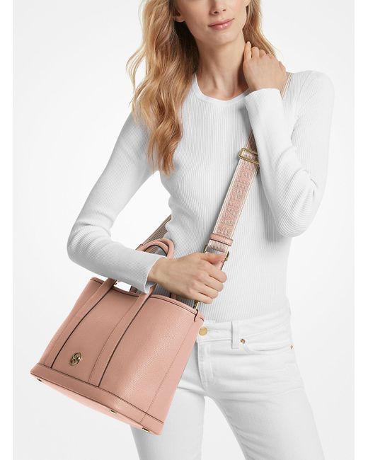 Mk Borsa Tote Luisa Media di MICHAEL Michael Kors in Pink