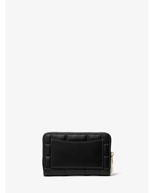 MICHAEL Michael Kors White Small Quilted Leather Wallet