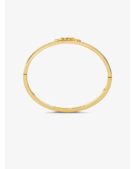 Michael Kors Metallic Plated Empire Link Bangle Bracelet