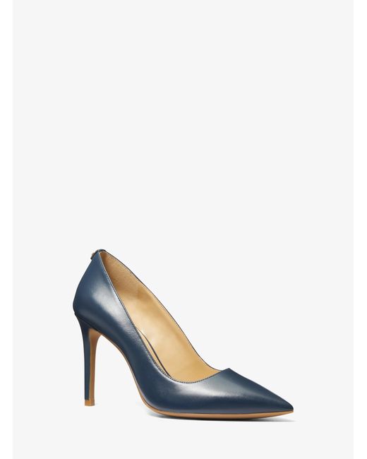 MICHAEL Michael Kors Blue Alina Flex Leather Pump