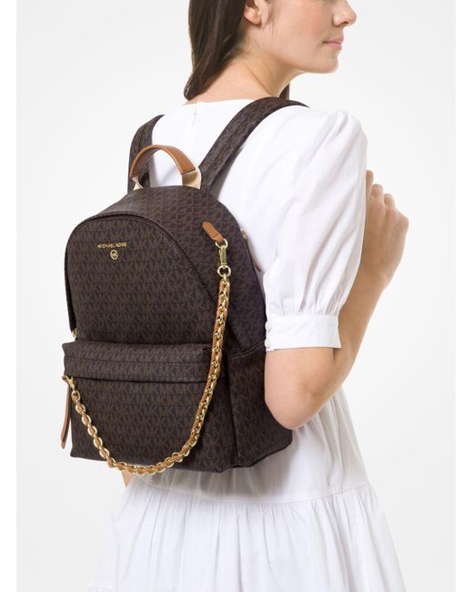 Michael Kors Canvas Slater Medium Logo 