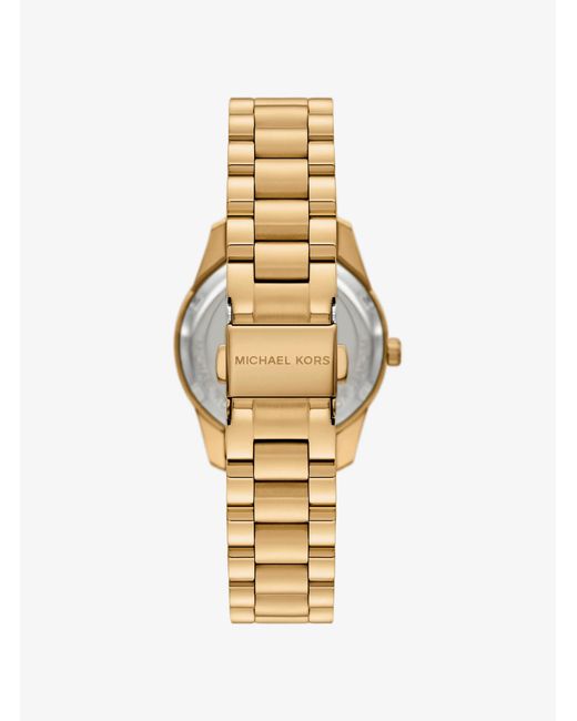 Michael Kors Metallic Mk Mini Lexington Pavé-Tone Watch
