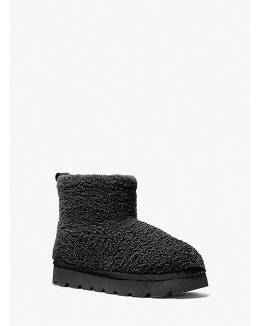 Michael Kors Winnie Faux Shearling Boot in Black Lyst