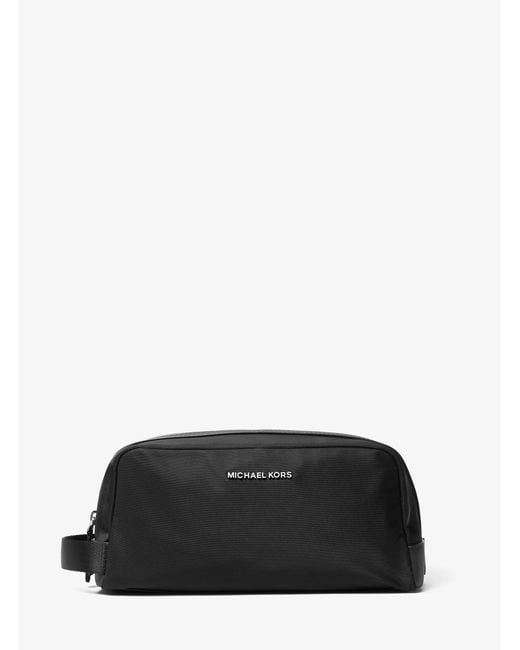 Michael Kors Black Mk Brooklyn Nylon Blend Travel Kit for men