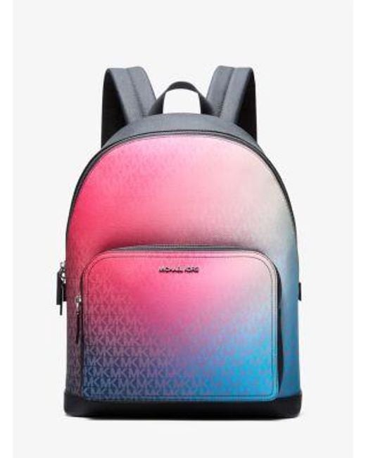 Michael Kors Pink Cooper Ombré Signature Logo Backpack for men