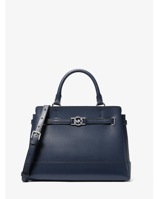 Mk Borsa A Mano Reed Grande di Michael Kors Outlet in Blue