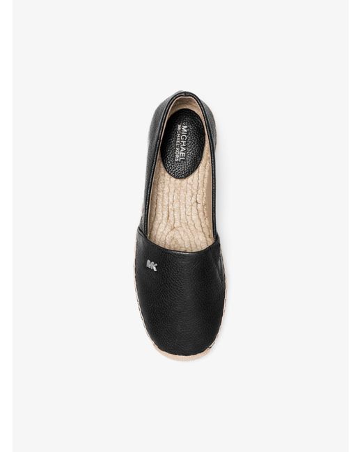 kendrick pebbled leather espadrille