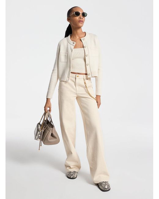 Mk Jeans Dal Taglio Rilassato A Gamba Ampia di MICHAEL Michael Kors in Natural