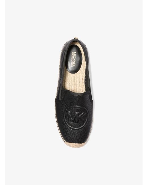 Michael Kors Outlet White Mk Hastings Slip-On Espadrille