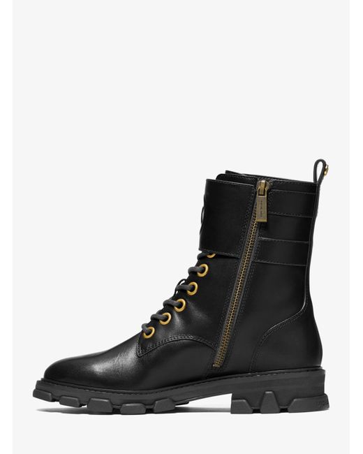 Stivali al ginocchio MICHAEL MICHAEL KORS - Farrah Boot 40F1FHFB6L  Blk/Brown - Stivali al ginocchio - Stivali e altri - Donna | escarpe.it
