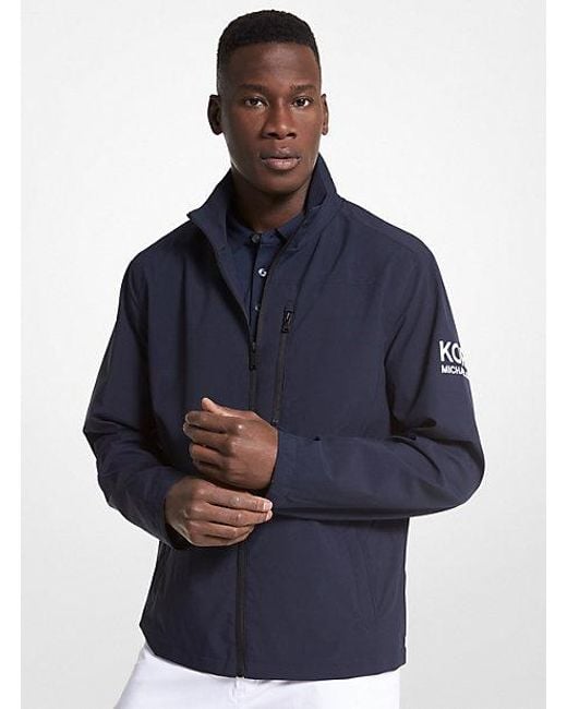 Michael Kors Blue Golf Woven Jacket for men
