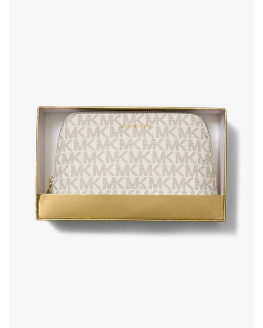 MICHAEL Michael Kors Natural Mk Jet Set Small Signature Logo Travel Kit