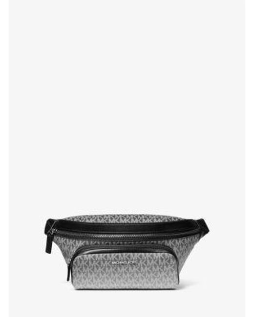 Michael Kors White Cooper Small Ombré Signature Logo Sling Pack for men