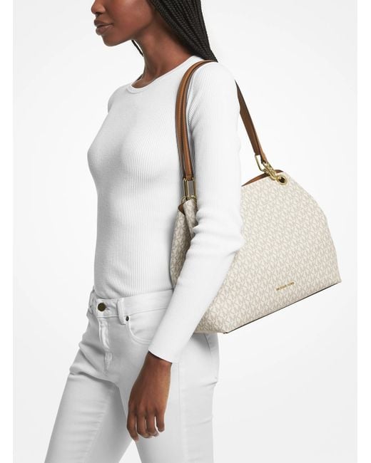 MICHAEL Michael Kors Multicolor Mk Kensington Large Signature Logo Tote Bag