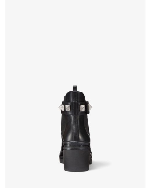 michael kors glenn studded leather boot