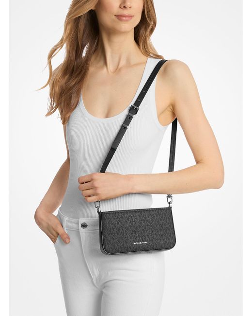 Mk Pochette Convertibile Bryant Piccola Con Logo di MICHAEL Michael Kors in Black