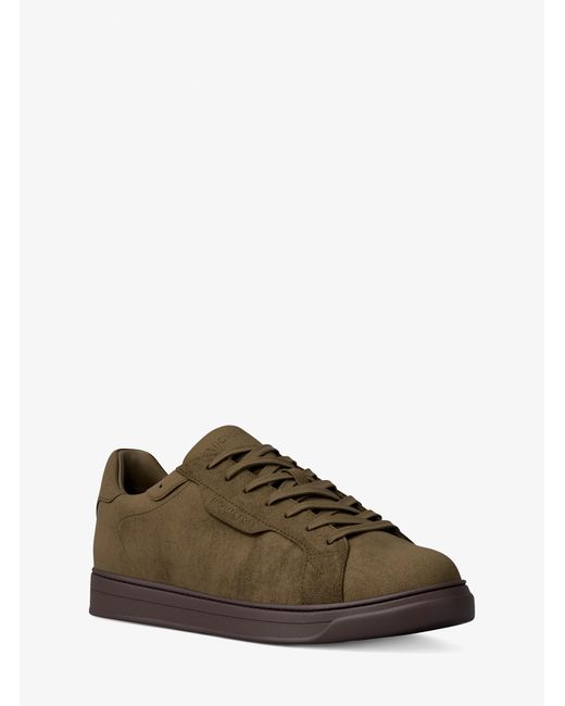 Michael Kors Brown Mk Keating Suede Trainers for men