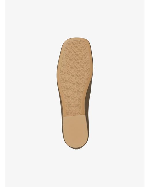 MICHAEL Michael Kors Natural Mk Milan Suede Ballet Flat