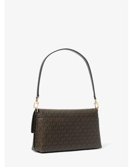 Mk Sac Porté Épaule Convertible Addie De Taille Moyenne À Logo Signature MICHAEL Michael Kors en coloris Brown