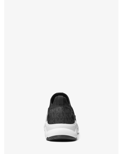 MICHAEL Michael Kors White Sami Stretch Knit Trainer