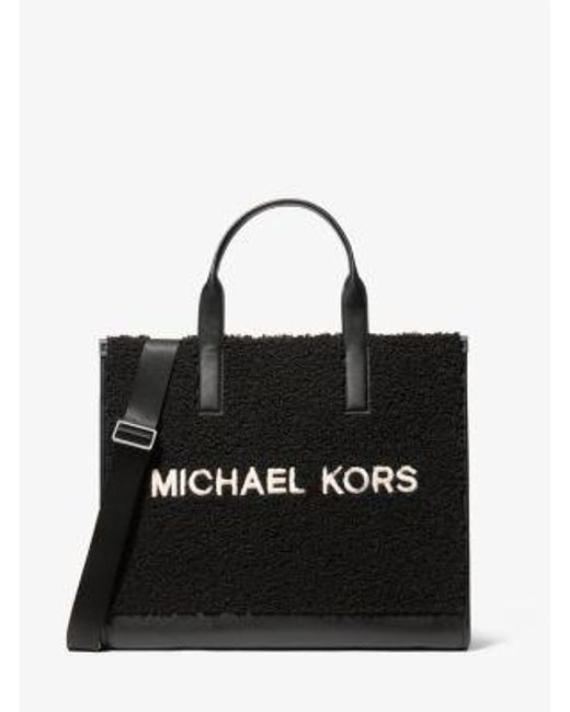 Michael Kors Black Cooper Medium Sherpa Convertible Tote Bag for men