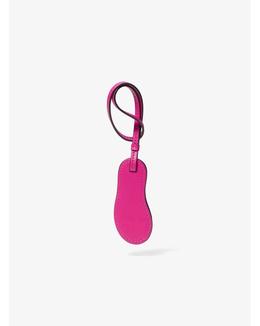 MICHAEL Michael Kors Pink Mk Signature Logo Slide Bag Charm