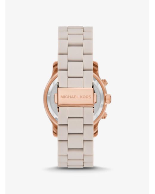 Michael kors oversized cheap runway watch