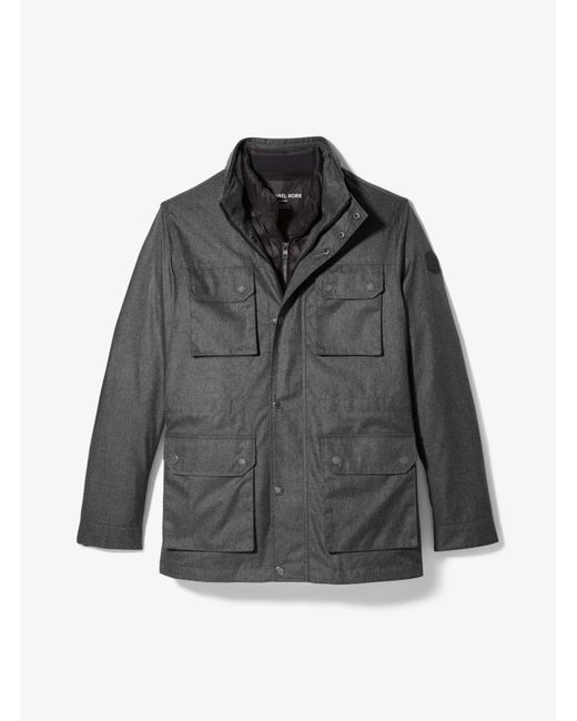 Michael Kors 3-in-1 Woven Field Jacket 