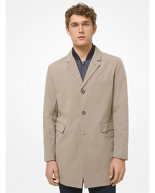 Michael Kors Natural 2-in-1 Cotton Blend Coat for men