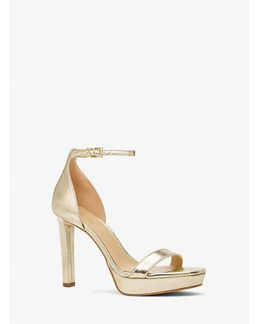 michael kors margot platform gold