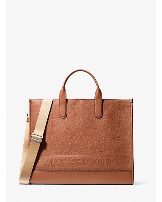 新品 MICHAEL KORS Hudson Pebbled Tote Hudson Pebbled Leather Tote Bag | Michael Kors [US]