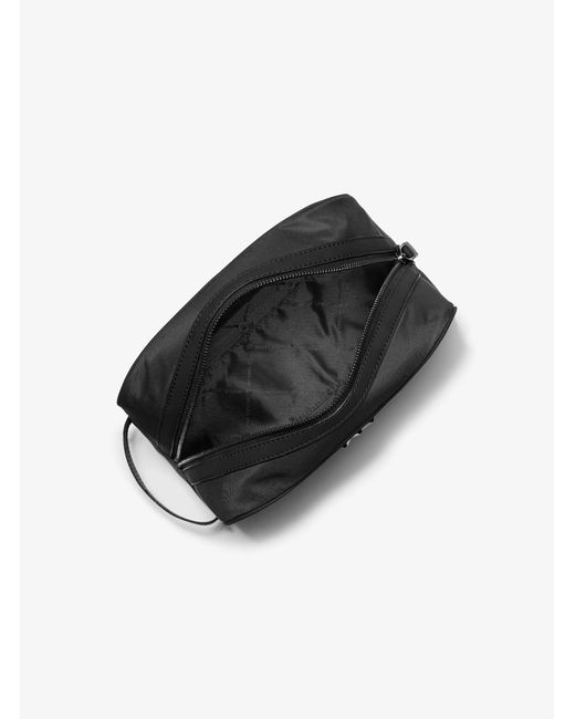 Michael Kors Black Eli Nylon Travel Kit for men