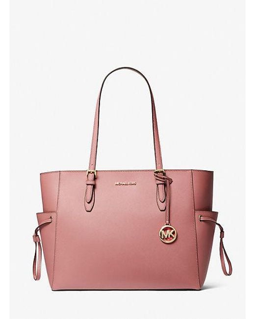 Michael Kors Pink Gilly Large Saffiano Leather Tote Bag