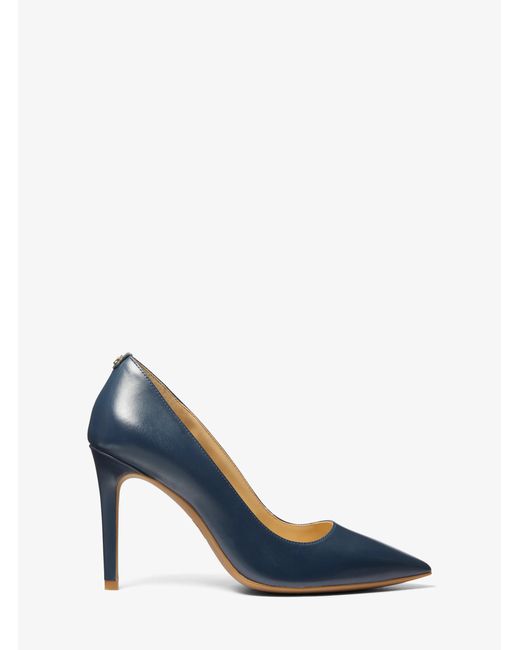 MICHAEL Michael Kors Blue Alina Flex Leather Pump