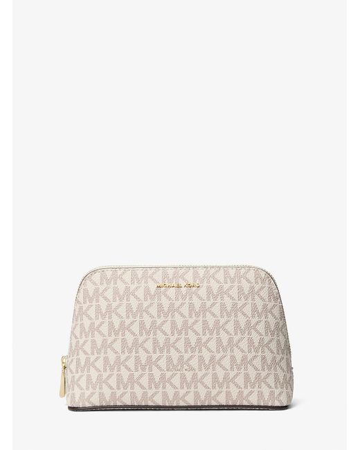 Mk Kit Da Viaggio Jet Set Piccolo Con Logo di MICHAEL Michael Kors in Natural