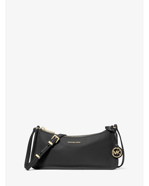MICHAEL Michael Kors Black Mk Zadie Small Nylon Crossbody Bag