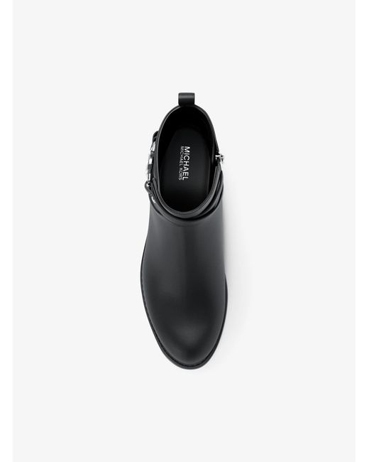MICHAEL Michael Kors Black Mk Rory Leather Ankle Boot
