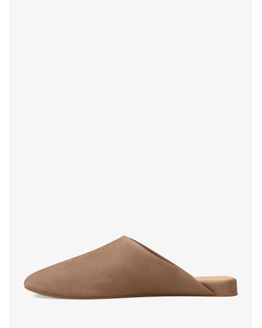 Michael Kors Natural Cady Suede Mule