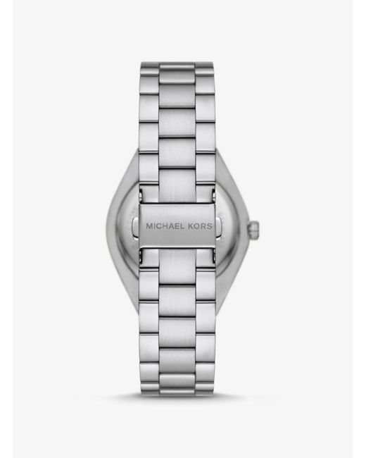 Michael Kors White Lennox Silver-tone Watch