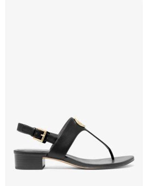 【MICHAEL KORS】Hannah T-Strap Sandal Hannah Signature Logo T-Strap Sandal | Michael Kors [US]