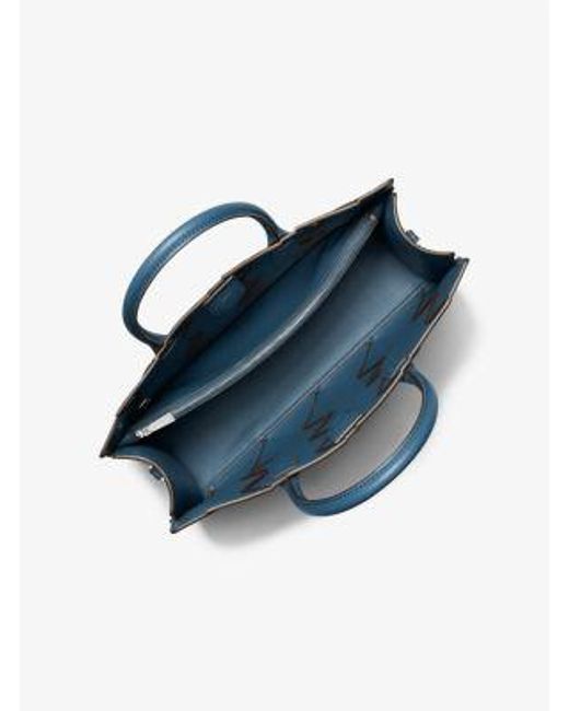 Mk Borsa A Mano Scarlett Media di MICHAEL Michael Kors in Blue