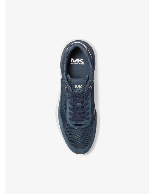 Mk Sneaker Trevor di Michael Kors in Blue da Uomo